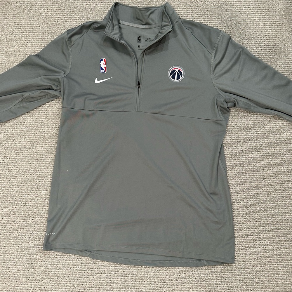 Washington Wizards Nike QuarterZip Pullover Drifit Medium
